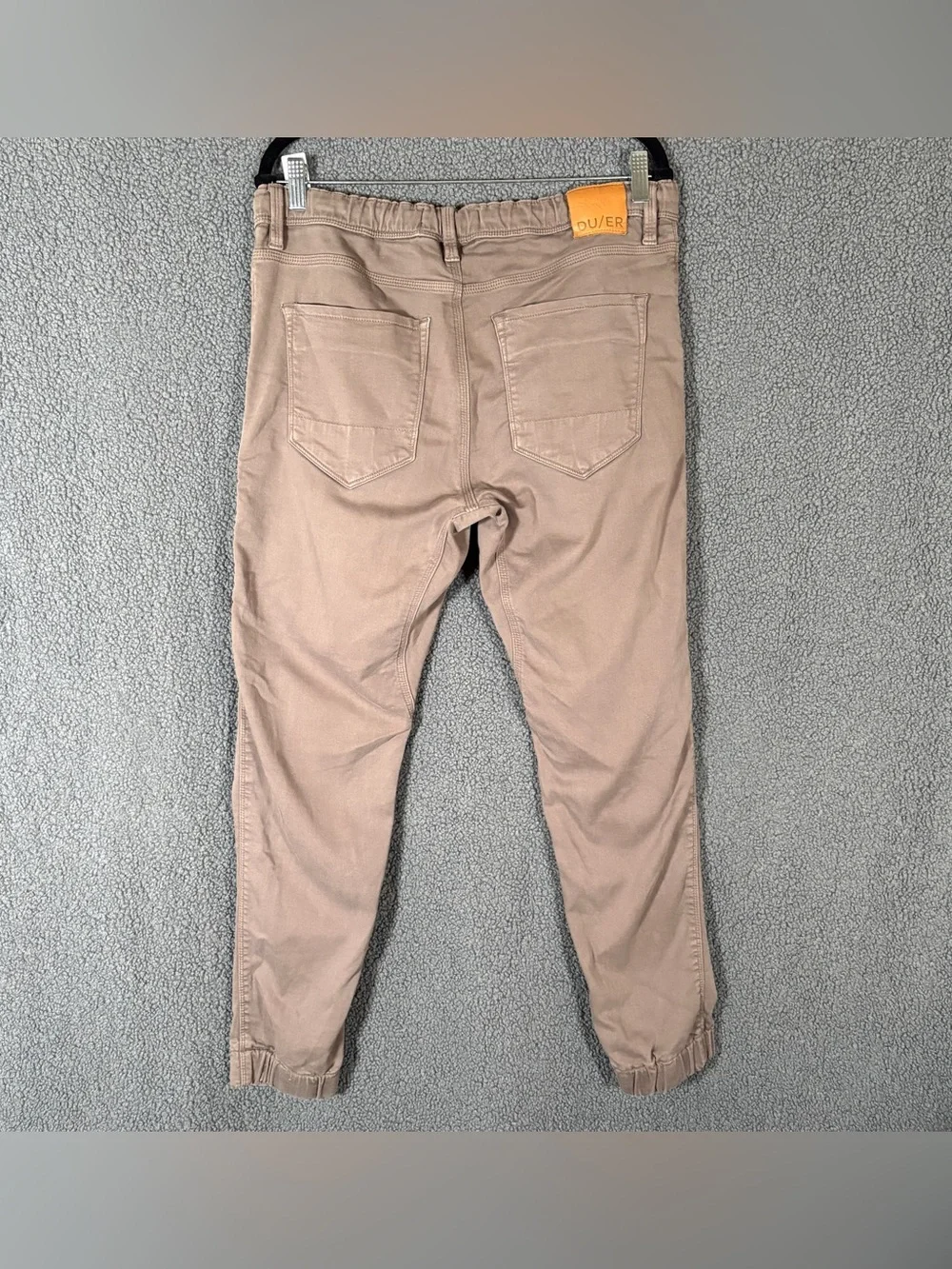 DU/ER Duer N2X No Sweat Slim Fit Joggers Pants - Men's Size 34*29 - Tan